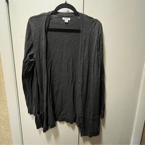 Old Navy Button Down Gray Cardigan Sweater
